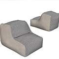 Modern Lazy Sofa 3d model
