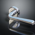 Sleek Polished Stainless Steel Door Handle With Modern Reflective Surface Design