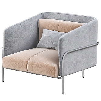 Modern single sofa 3d model