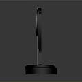 Transparent Melbourne Awards 2024 Trophy With Blue Silver Design And Black Base