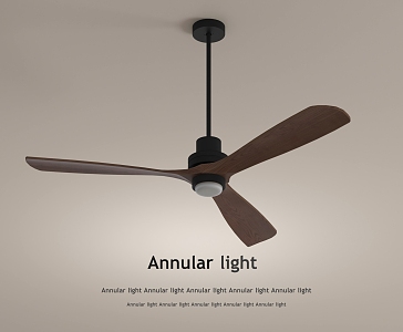 Fan light 3d model