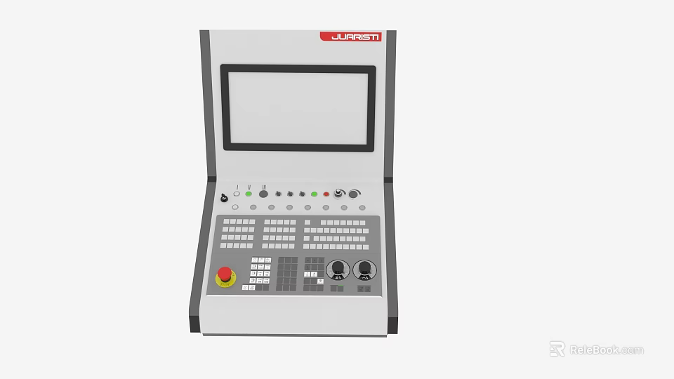 FAGOR Industrial Control Panel With Display Screen And Control Buttons Knobs 3d model 