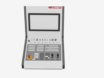 FAGOR Industrial Control Panel With Display Screen And Control Buttons Knobs 3d model