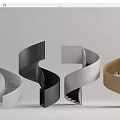 Rotating Stair Combination 3d model