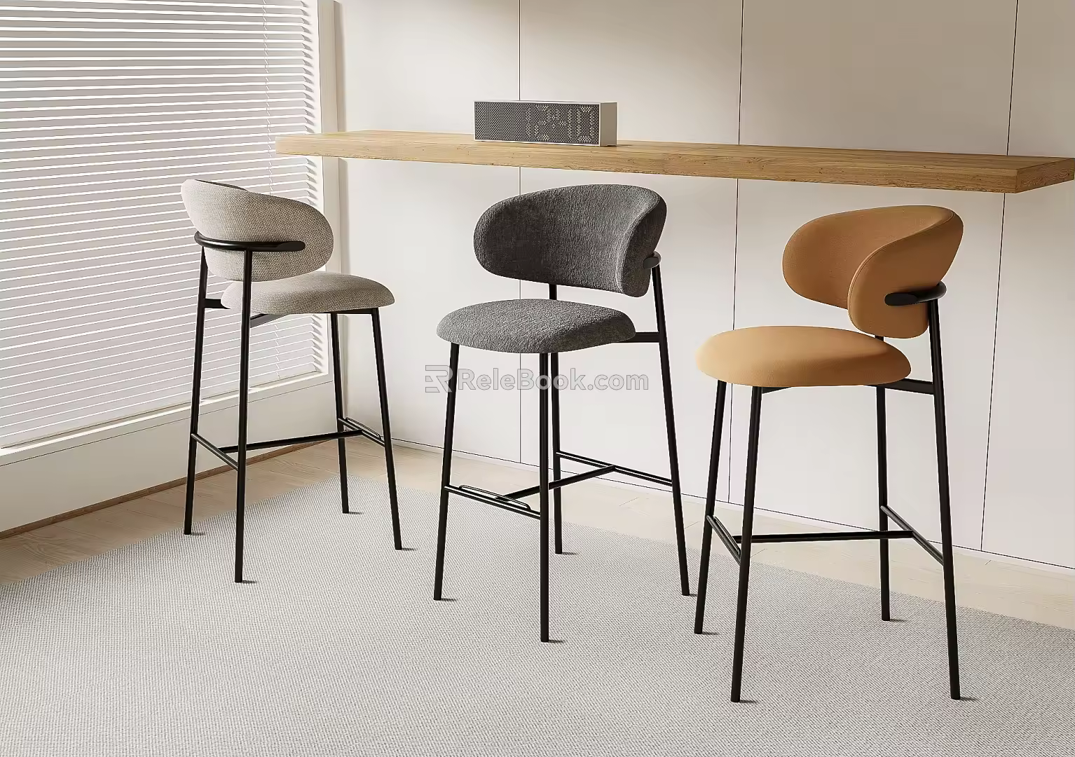 Bar Chair Bar Stool High Stool 3d model
