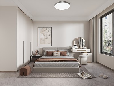 Modern Bedroom 3d model