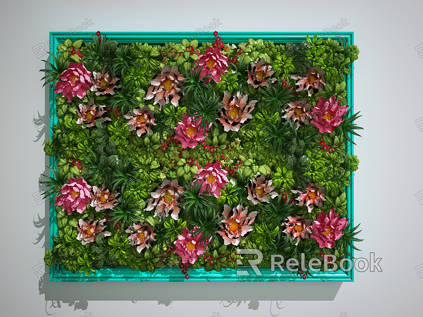 Modern Plant Wall model