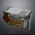 Wooden Stone Material With White And Orange Natural Rough Surface Texture
