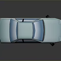 Light Blue Two Door Sports Car With Modern Sleek Design And Shiny Reflective Finish