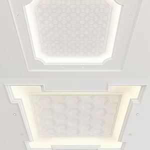 European-style ceiling 3d model
