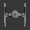 Star Wars TIE Fighter Spacecraft Detailed Model With Twin Ion Engine And Angular Wings