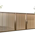 new chinese style gate 3d model