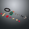 Assorted Household Sewing Supplies Including Thread Fabric Clips Tools And Accessories