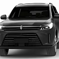 Modern Black SUV Featuring Sleek Body Design Alloy Wheels And LED Headlights 3d model