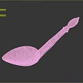 Vintage Handcrafted Wooden Spoon With Intricate Carved Handle And Polished Bowl