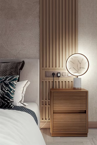 New Chinese Style Table Lamp 3d model