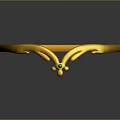 Elegant Gold Bracelet With Smooth Surface And Classic Clasp Design For Fashion Accessories