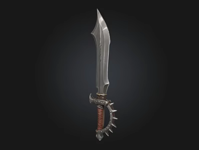 Sword Dagger Weapon Game Props 3d model
