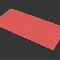 Detailed Topographical Terrain Model Featuring Brown Textured Surface And Central River Valley