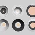 Modern Downlights and Spotlights With Various Round Design Styles For Home Interior