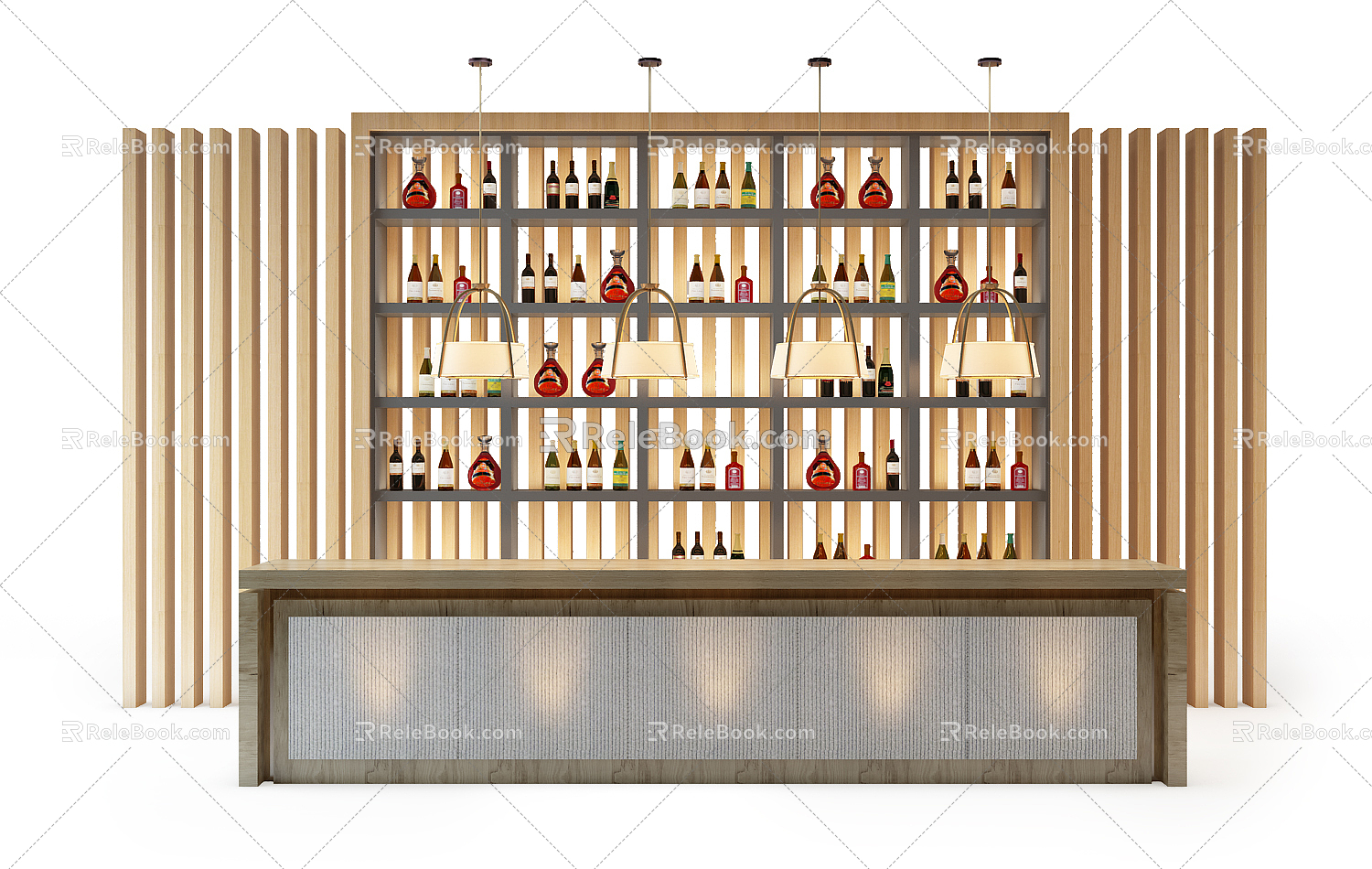 Bar 3d model