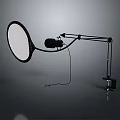 Microphone Amplifier Capacitor Microphone High-end Microphone Wheat Desktop Microphone Broadcasting Microphone 3d model