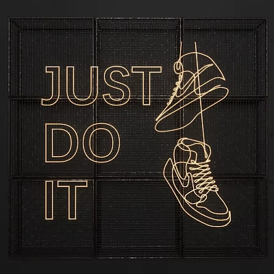 INDUSTRIAL LOFT NEON LIGHTS 3d model