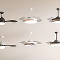 Modern Ceiling Fan Lights in Various Colors and Stylish Designs for Contemporary Home Interiors