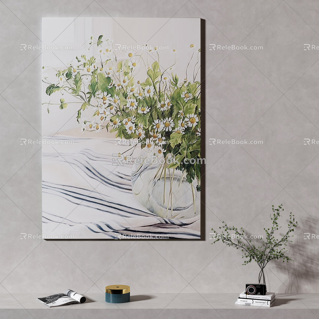 modern decorative painting 3d model