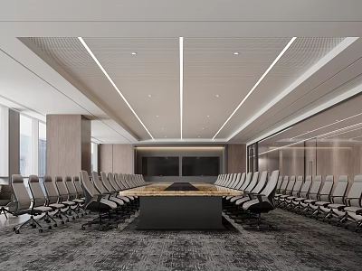 Modern Conference Room 3d model