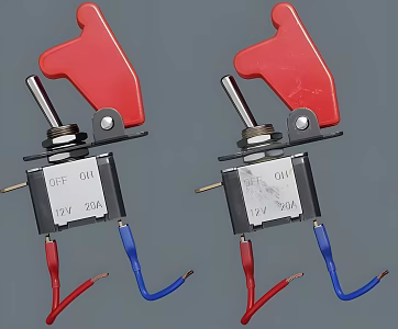 Modern Missile Switch Modern Realistic Device Switch Missile Switch 3d model
