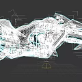 Futuristic Metallic Motorcycle With Sleek Body Unique Frame And Mechanical Details