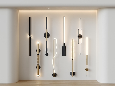 Light Luxury Wall Lamp Simple Wall Lamp 3d model