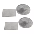 Soft Fluffy Stylish Shaped Rugs Featuring Square And Round Designs For Home Decor