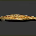 Delicious Round Cheesy Baked Pizza With Golden Brown Crust And Melted Cheese