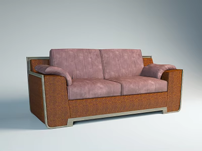 modern double sofa sofa 3d model modern double sofa sofa 3d model
