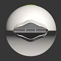 White Handheld Daily Use Appliance With Green Button And Sleek Portable Design