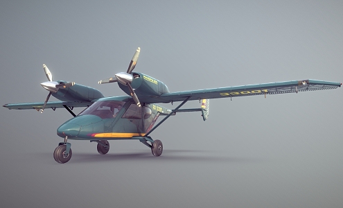 aviation aircraft vehicle 3d model