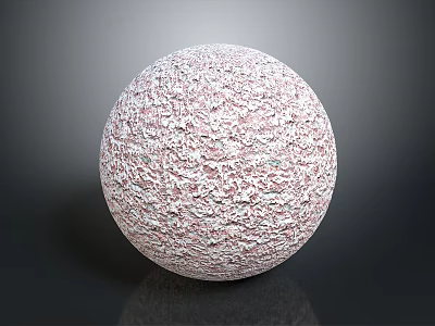 Modern Building Exterior Wall With Rough Pinkish Textured Surface Design And Decorative Finish 3d model