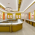 George Jewels Luxury Jewelry Store With Golden Signage And Glass Entrance