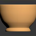 Shiny Golden Cup With White Interior And Elegant Handle For Daily Use