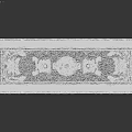 Ancient Scenario Featuring Ornate Carved Casket With Skull Patterns And Decorative Details