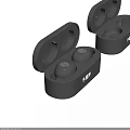 Wireless Earbuds With Open Charging Case And iQIYI Logo Design
