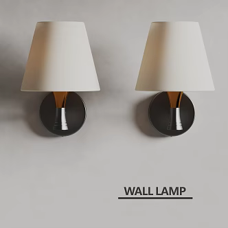 Modern wall lamp wall lamp fabric wall lamp 3d model