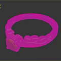 Luxurious Elegant Gold Fashion Ring With Intricate Chain Design And Sparkling Diamond Accent