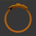 Stylish Gold Scorpion Design Ring Daily Life Fashion Accessory
