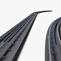 Smooth Curved Train Tracks Ideal for Model Railroad Layout Design and Decoration