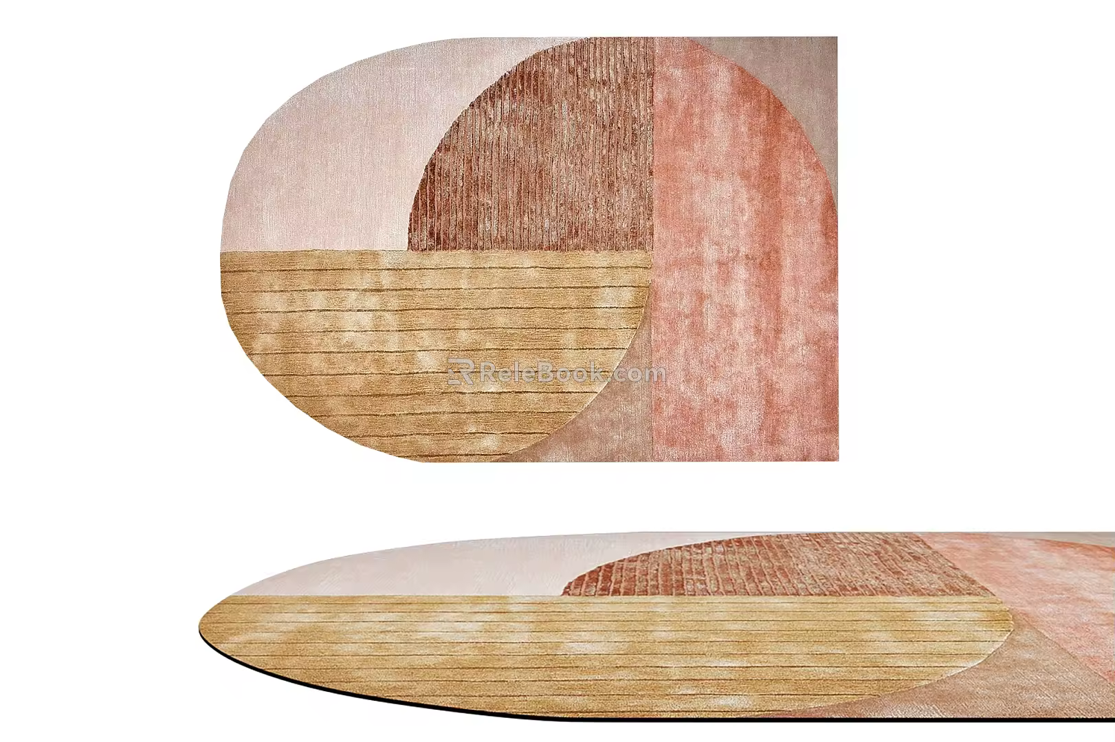 Modern Carpet Simple Carpet 3d model