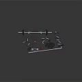 Complete Home Gym Fitness Setup With Barbell Rack Weight Bench Dumbbells And Weight Plates