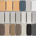 Modern Wall Panels With Various Designs And Different Colors For Home Decoration